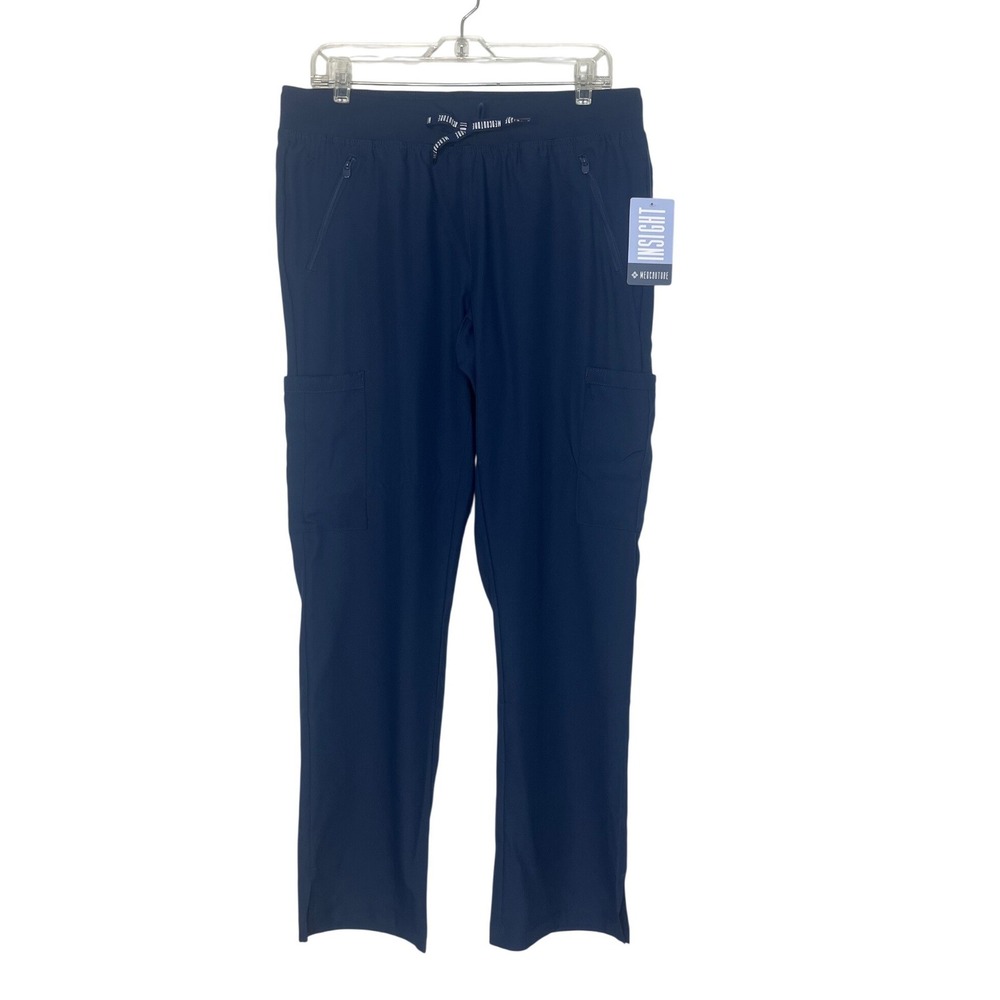 Med Couture Insight Scrub Pants Womens Medium Navy Blue New Cargo Jogger Medical